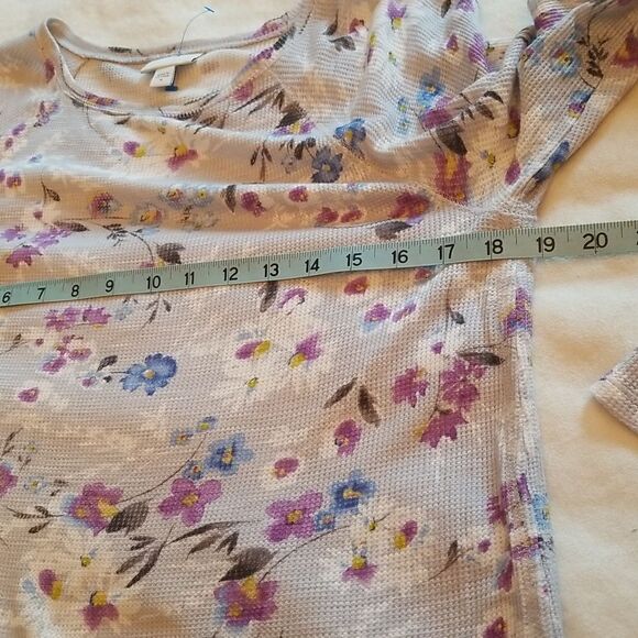 J.Jill top  waffle knit  thermal size medium - Picture 10 of 11